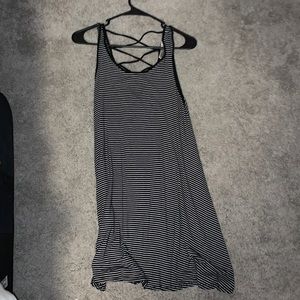Striped shift dress